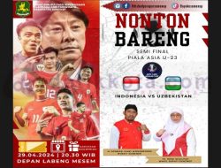 Nonton Bareng Bupati Sumenep Semi Final Piala Asia U-23 Indonesia Vs Uzbekistan