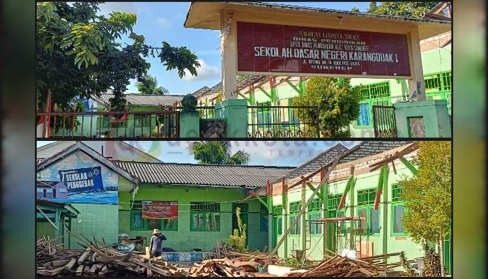 Tampak depan  Sekolah Dasar Negeri Karangduwek I Kecamatan Kota Kabupaten Sumenep