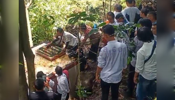 Pomparan Si Raja Lumban Gaol gelar ziarah bersama di Desa Sosor Tangga, Kecamatan Baktiraja, Kabupaten Humbang Hasundutan, Sumut.