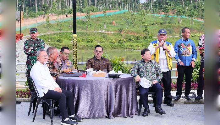 Menteri AHY saat di IKN.
