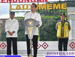 Resmikan Bendungan Lausimeme, Presiden Jokowi Berharap Bermanfaat Bagi Masyarakat Sumut