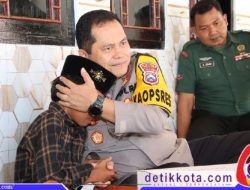 Kapolres Sumenep Beri Santunan Anak Yatim dari Korban KDRT