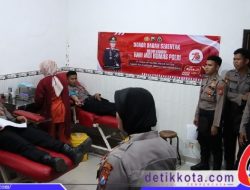 Polres Sumenep Gelar Donor Darah di Peringatan Hari Jadi Ke-73 Humas Polri