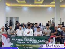 Barisan Santre Ngereng Keae Bersama Seluruh Perwakilan Kordinator Kecamatan Mendeklarasikan Dukungan kepada FAHAM