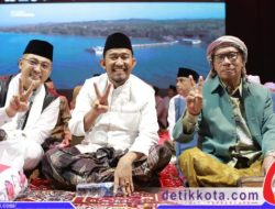 Hadiri FAHAM Bersholawat, Pesan Sejuk Mantan Bupati Ramdlan Siraj untuk Kemenangan Paslon Nomor Urut 2