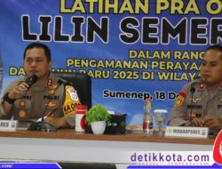 Jelang Nataru, Polres Sumenep Gelar Latihan Pra Operasi Lilin Semeru 2024