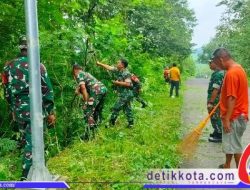 Koramil Juwangi Dan Warga Bahu Membahu Ciptakan Lingkungan Yang Sehat