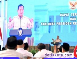 Pimpin Rapat Terbatas dan Taklimat Bersama Jajaran Kabinet Merah Putih