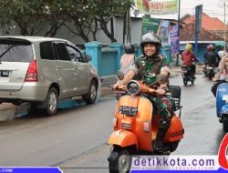 Ngabuburit Pakai Vespa, Kapolres, Dandim 0827 Sumenep dan Bhayangkari Bagi-bagi Takjil