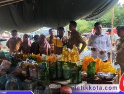 TPID bersama Satgas Pangan Lakukan Pengecekan Peredaran Minyak Kita di Pasar Anom Sumenep