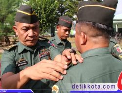 Pesan Kasdim kepada Puluhan Anggota Kodim 0827/Sumenep yang Naik Pangkat