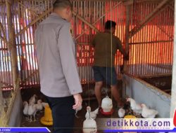 Kapolres Sumenep AKBP Rivanda Tinjau Peternakan Ayam di Desa Pabian