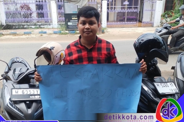 Muhammadun, korlap aksi GERAM.