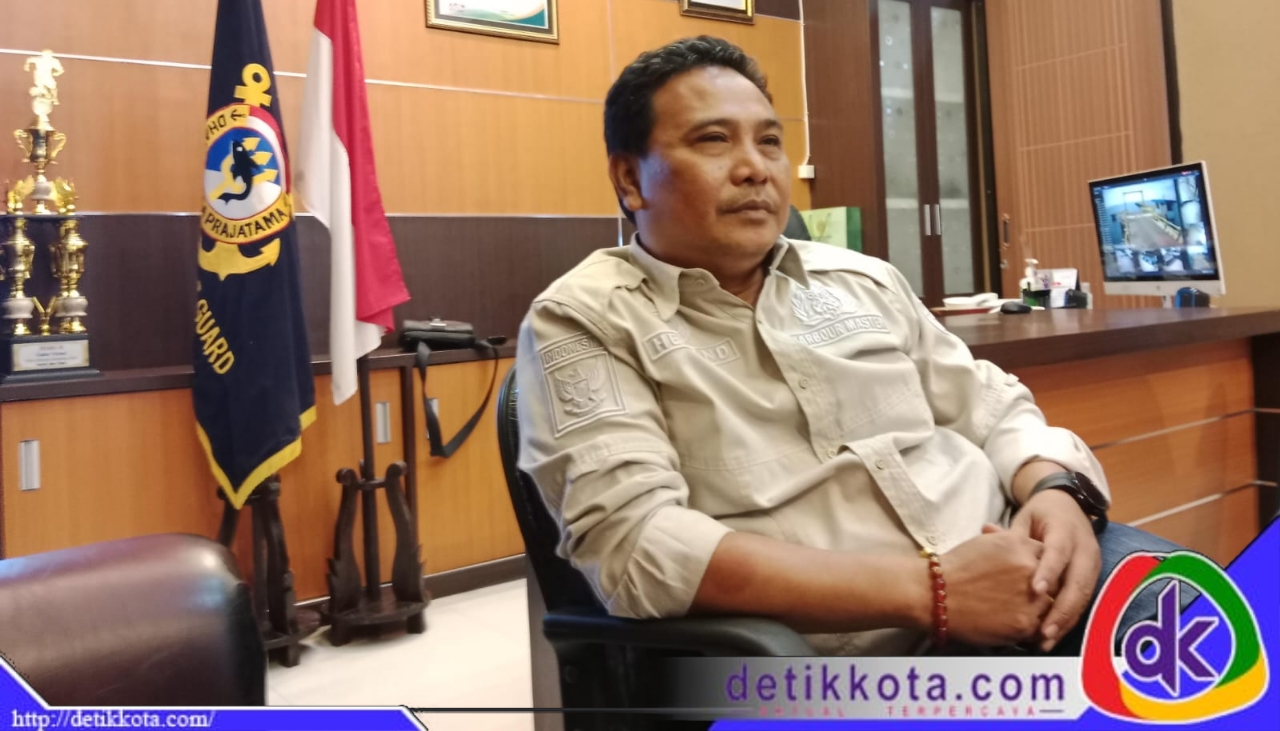 Kepala KSOP Situbondo Herland Aprilyanto saat ditemui di ruang kerjanya