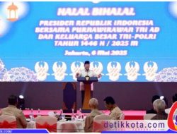 Presiden Prabowo Hadiri Halal Bihalal Bersama Purnawirawan TNI AD dan Keluarga Besar TNI-POLRI