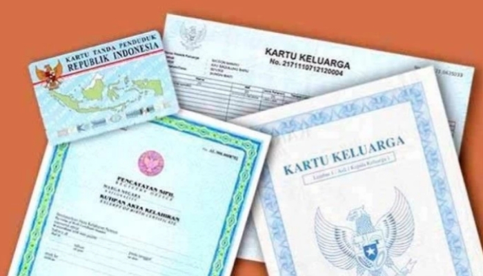 Ilustrasi administrasi kependudukan, mulai e-KTP, KK hingga akte kelahiran. (Foto: Istimewa)