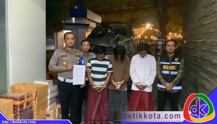 Pelimpahan barang bukti dari PJR Suramadu ke Bea Cukai Madura.