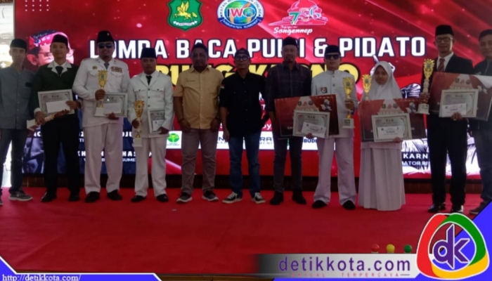 Para Pemenang Lomba Pidato Ala Bung Karno.