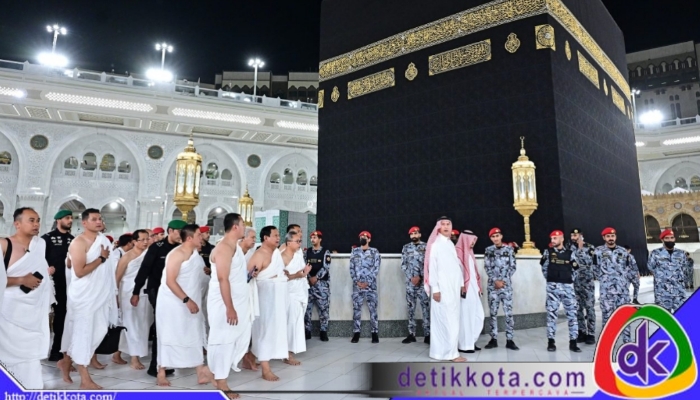 Presiden Republik Indonesia Prabowo Subianto melaksanakan ibadah Umrah di Kota Suci Makkah pada Rabu dini hari, 3 Juli 2025. Foto: BPMI Setpres/Muchlis Jr