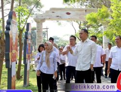 Wali Kota Surabaya Sidak Taman Harmoni, Siap Diresmikan Awal Agustus