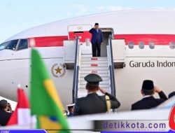 Presiden Prabowo Akhiri Kunjungan Kenegaraan di Brasil, Tinggalkan Brasilia Menuju Indonesia