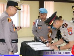 Kapolres Sumenep Pimpin Sertijab Kapolsek Lenteng, Tekankan Profesionalisme dan Sinergi