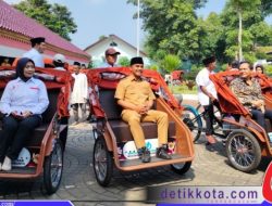 Presiden Prabowo Salurkan 25 Becak Listrik untuk Tukang Becak Bangkalan Lewat YGSN