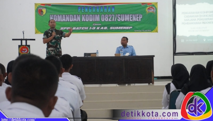 kegiatan pengarahan di Aula Makodim 0827/Sumenep bersama para lulusan SPPI.
