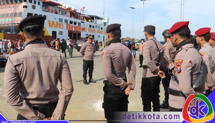 Apel Keberangkatan Patroli Safari Kepulauan sebagai upaya menjaga stabilitas keamanan dan ketertiban masyarakat (kamtibmas) di wilayah kepulauan.