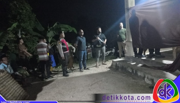 Lokasi insiden pembunuhan terjadi di Desa Ambender, Kecamatan Pegantenan.