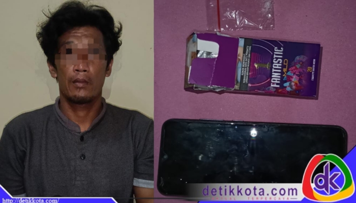 EK (41) atas dugaan kepemilikan narkotika jenis sabu seberat 0,37 gram pada Kamis (24/07/2025) sore.