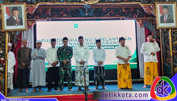 Wabup Bangkalan Moh. Fauzan Ja’far saat menghadiri Parade ISHARI NU dan Pelantikan PAC ISHARI NU se-Kabupaten Bangkalan.