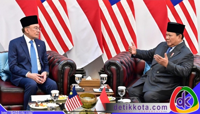 Presiden Republik Indonesia, Prabowo Subianto menggelar pertemuan tête-à-tête Perdana Menteri (PM) Malaysia, Dato’ Seri Anwar Ibrahim, di Istana Merdeka, Jakarta, pada Selasa, 29 Juli 2025. Foto: BPMI Setpres/Muchlis Jr