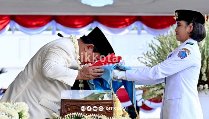 Upacara Peringatan Detik-Detik Proklamasi Kemerdekaan Republik Indonesia di halaman Istana Merdeka, Minggu, 17 Agustus 2025. Foto: BPMI Setpres/Cahyo
