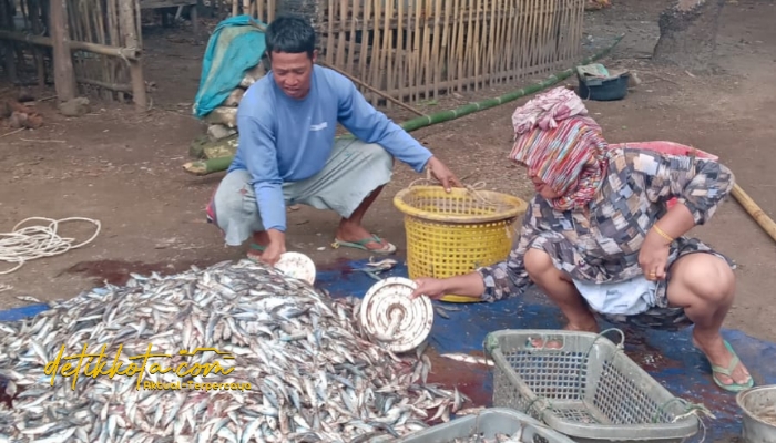 Hasil tangkapan nelayan Masalembu terpaksa dibuang karena tak ada pembeli.
