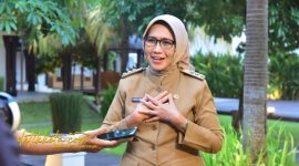 Bupati Lumajang Indah Amperawati saat menyampaikan pandangan terkait peran pers dalam mendukung keberlanjutan Program Makan Bergizi Gratis.