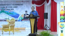 Wakil Bupati Subang H. Agus Masykur Rosyadi saat membuka kegiatan Sosialisasi Seleksi PNS Berprestasi 2025 di Aula Pemda Subang, Rabu (17/9/2025).