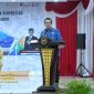 Wakil Bupati Subang H. Agus Masykur Rosyadi saat membuka kegiatan Sosialisasi Seleksi PNS Berprestasi 2025 di Aula Pemda Subang, Rabu (17/9/2025).