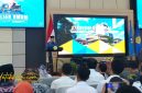 Wakil Bupati Bangkalan Moh. Fauzan Ja’far saat menghadiri Stadium General Pascasarjana Universitas Trunojoyo Madura.
