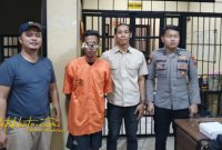 Pencuri yang diamankan Polsek Pasongsongan.