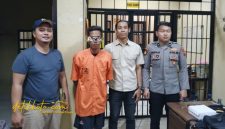 Pencuri yang diamankan Polsek Pasongsongan.