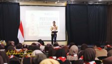 Wakil Bupati Lumajang Yudha Adji Kusuma saat membuka Latihan Gabungan Saka Bakti Husada di SMK Muhammadiyah Lumajang.