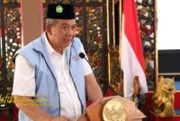 Staf Ahli Bidang Ekonomi Maritim Kemenko Pangan, Sugeng Santoso, saat kunjungan kerja di Bangkalan.