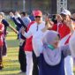 Wali Kota Probolinggo Aminuddin mengikuti senam tera bersama ASN di Stadion Bayuangga.