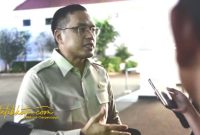 Direktur Utama (Dirut) Pertamina, Simon Aloysius Mantiri memberikan keterangannya kepada awak media di Istana Kepresidenan, Jakarta, pada Jumat, 19 September 2025. Foto: BPMI Setpres