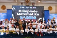 Para peserta Olimpiade Matematika Gasing Tingkat Nasional 2025 saat mengikuti lomba di Banyuwangi.