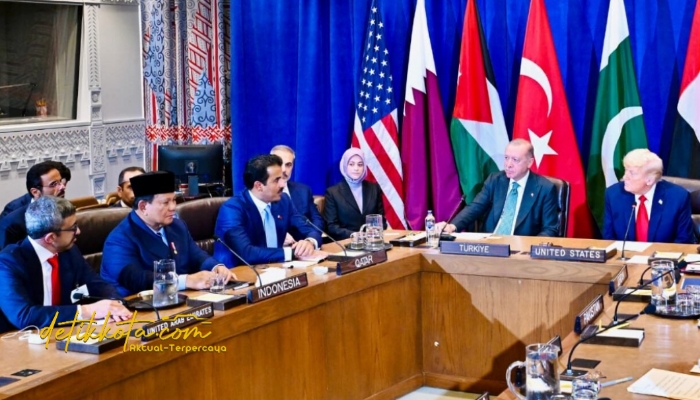 Presiden RI Prabowo Subianto menerima apresiasi dari Presiden AS Donald Trump dalam pertemuan multilateral di Markas PBB, New York.