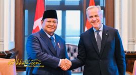 Presiden RI Prabowo Subianto bertemu dengan Perdana Menteri Kanada Mark Carney di West Block, Parliament Hill, Ottawa, Rabu (24/9/2025).