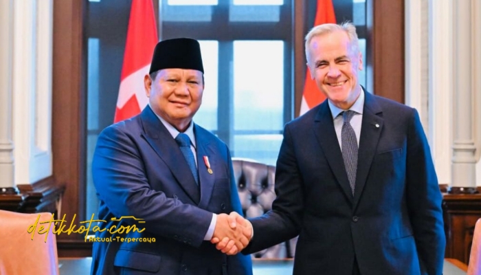 Presiden RI Prabowo Subianto bertemu dengan Perdana Menteri Kanada Mark Carney di West Block, Parliament Hill, Ottawa, Rabu (24/9/2025).