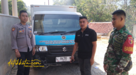 Mobil pengangkut Makanan Bergizi Gratis (MBG) yang terguling di Jalan Raya Dusun Embung Barat Tengah, Desa Bangkes, Kecamatan Kadur, Pamekasan.